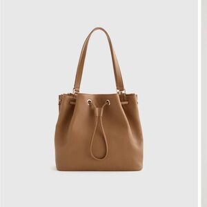 Quince Italian Leather Handbag in Cognac